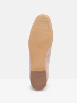 Sloane Narrow Fit Pink Suede Loafers