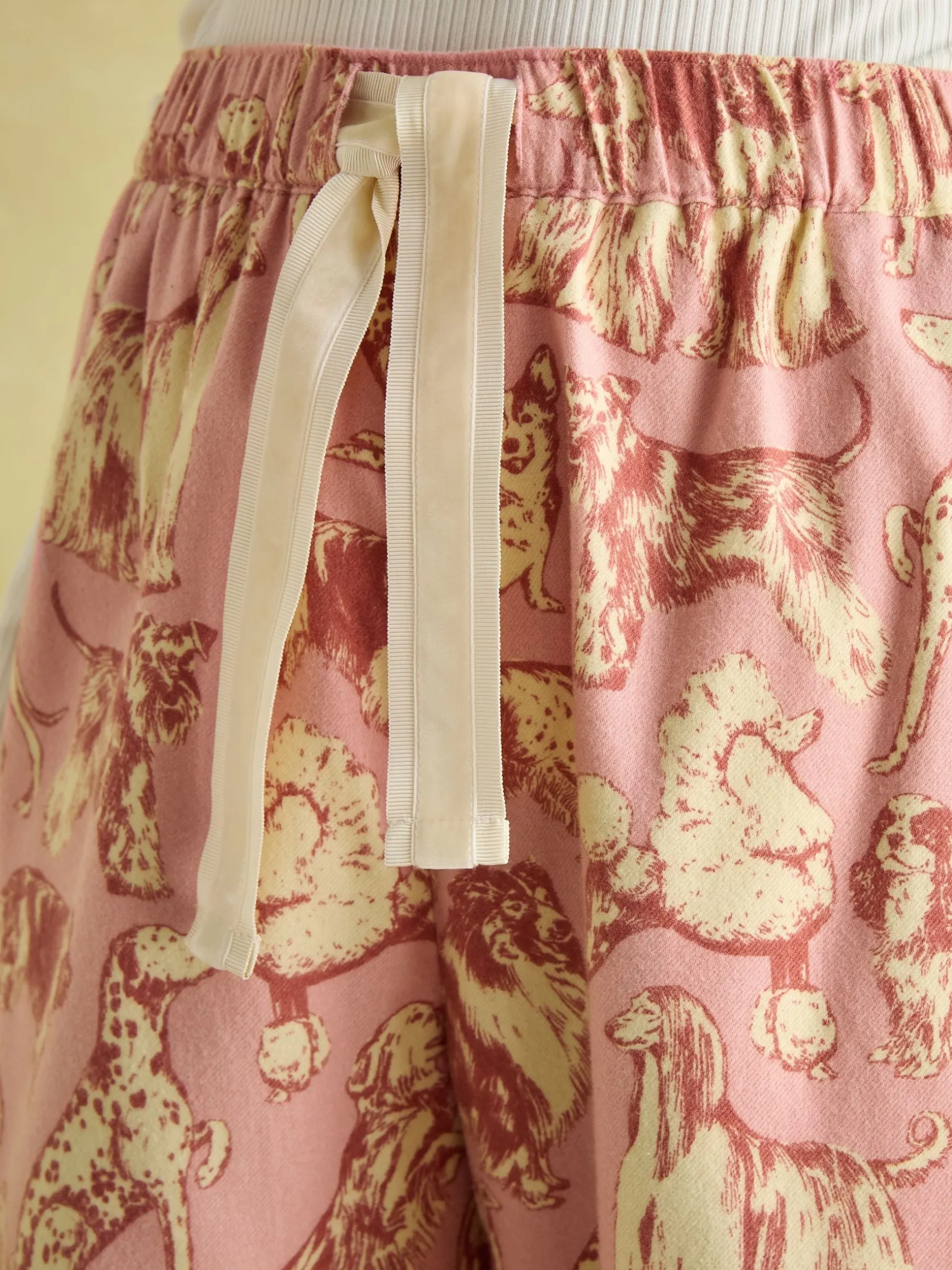 Stella Pink Cotton Pyjama Bottoms