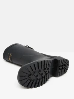 Wistow Black Adjustable Mid Calf Wellies